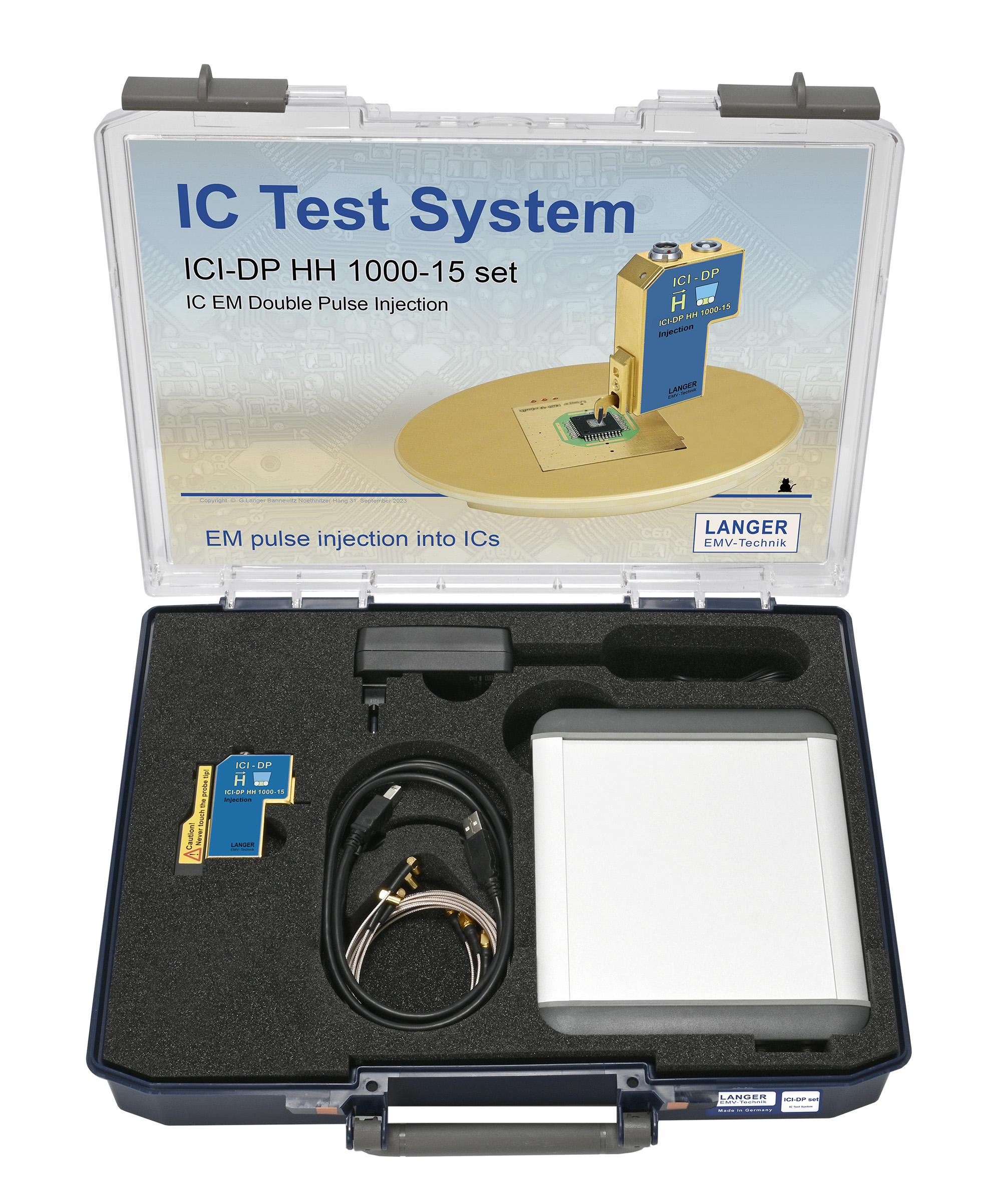 Contents of the case ICI-DP HH1000-15 set